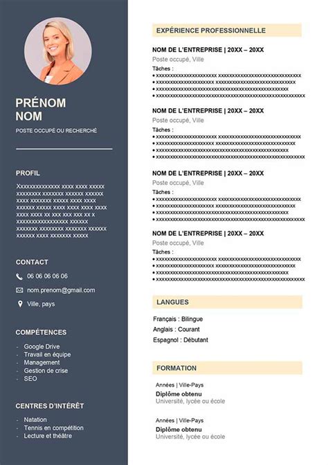 comment créer un cv original|creation cv gratuit a telecharger.